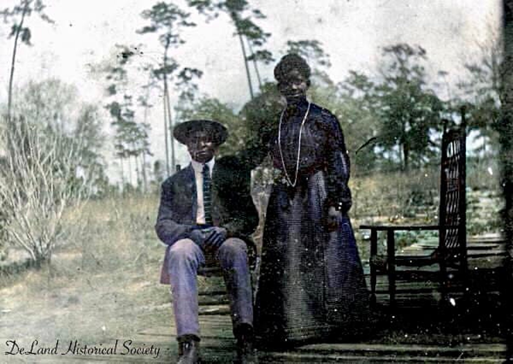 Black families in DeLand, Florida, early 1900s