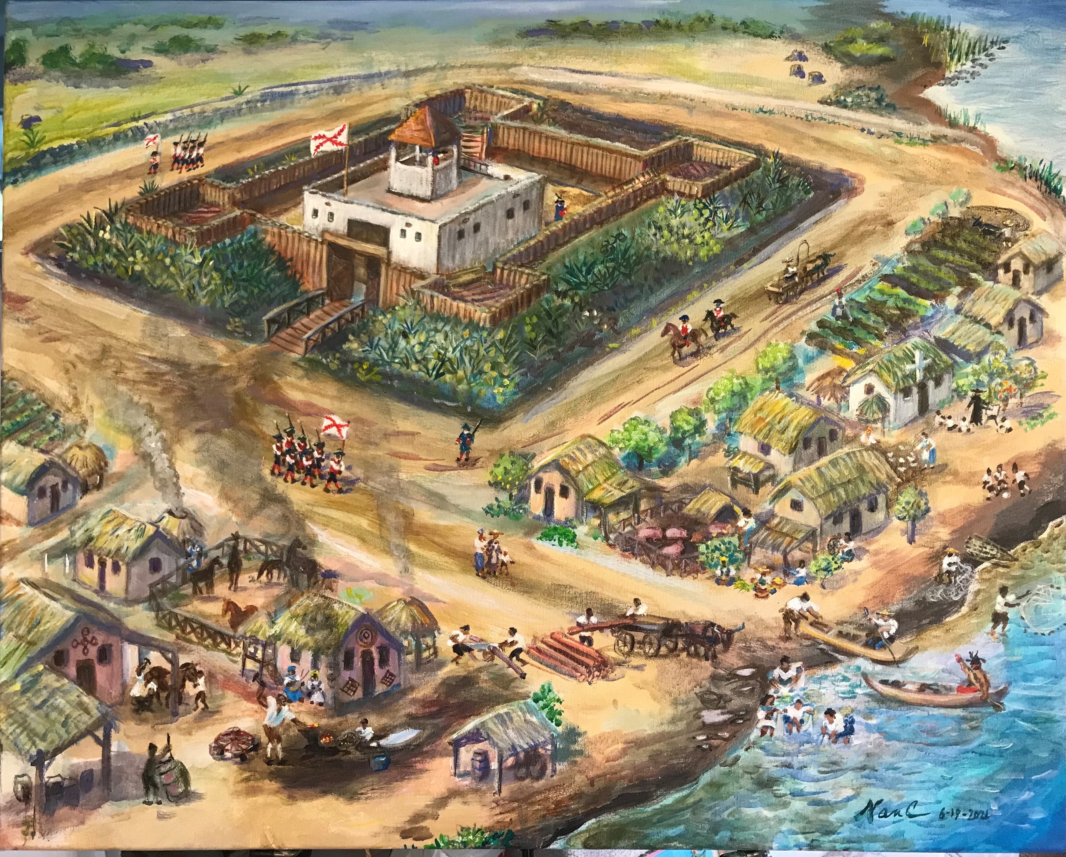 Fort Mose reconstruction