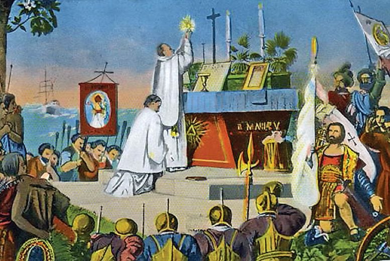 Missões espanholas na Flórida com povos indígenas